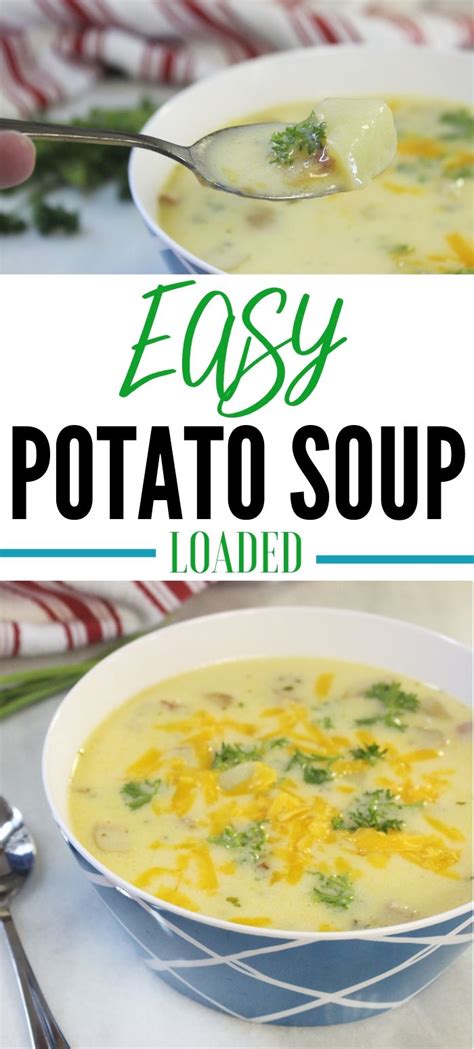 Who doesn't love a bowl of cream of potato soup? Serve up this hearty loaded potato soup recipe. This loaded potato soup recipe is easy to make ...