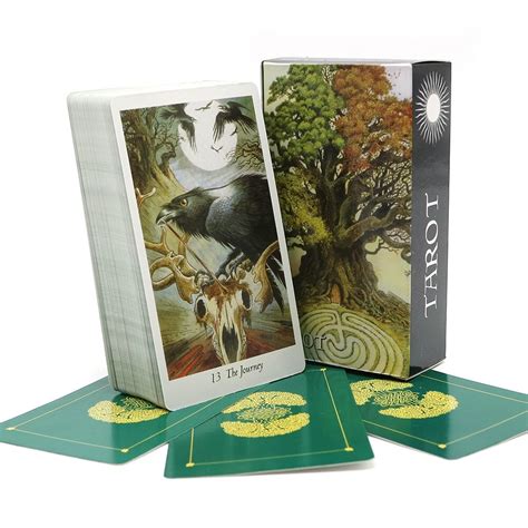 Animal tarot is translated from german tiertarock. Nature tarot deck mysterious animal playing cards game Full English playing cards board game-in ...