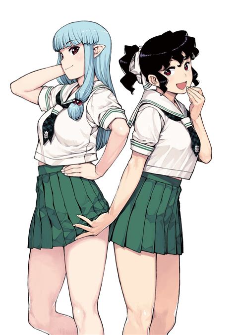 Kiriha And Kagami Kanaka Tsugumomo Drawn By Hamada Yoshikazu Danbooru