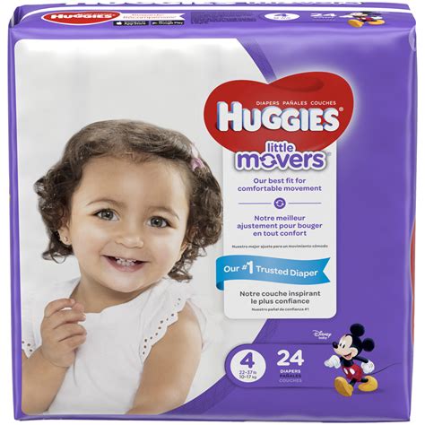 Huggies Little Movers Diapers Size 4 24 Count Diapers Baby And Toys