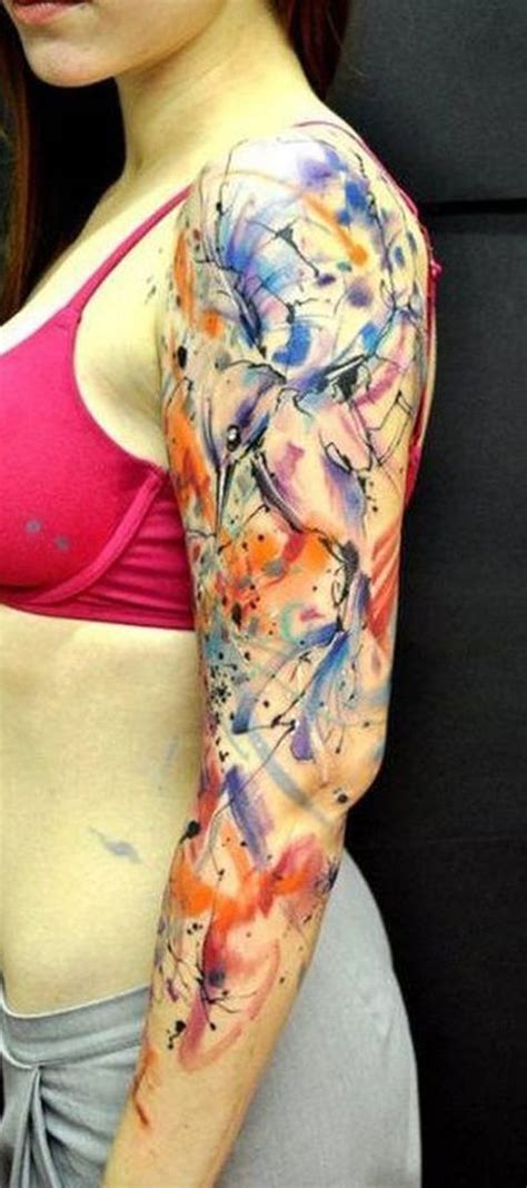It is so visually appealing that you'll want the most chosen designs include parts of nature, such as beautiful flowers, animal portraits, but also. 81 Latest Watercolor Tattoos Designs - Mens Craze