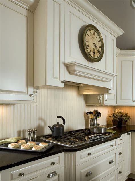 Some may think that the beadboard backsplash works better for a traditional decor, but actually, it also can complement the modern decor as well. Beadboard Backsplash | Houzz