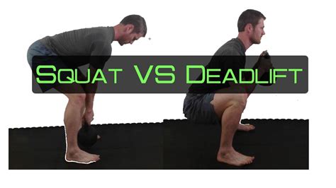 Squat Vs Deadlift A Simplified Answer Youtube