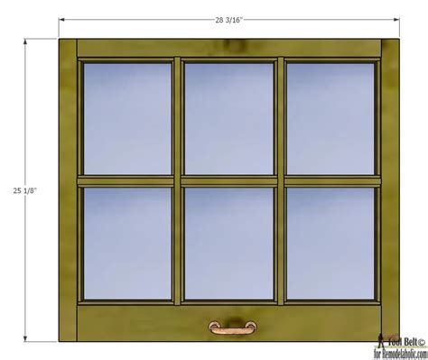 Remodelaholic Build It 6 Pane Decorative Window