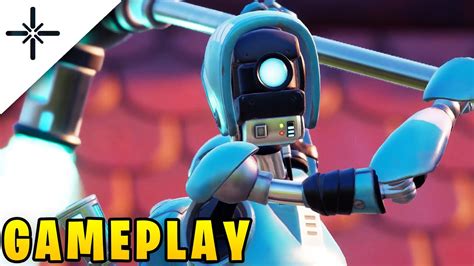 Robo Ray Gameplay In Fortnite Battle Royale Stw Pack Youtube