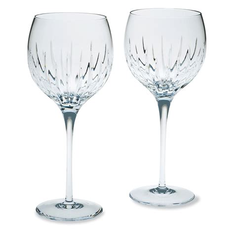 reed and barton soho crystal balloon wine glasses set of 2 winestuff