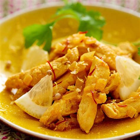 Recette poulet au citron confit