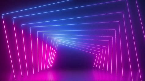 No Copyright Neon Lights Modern Animated Loop Background Free Footage