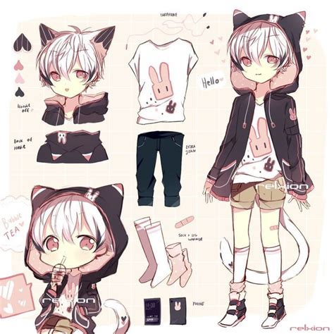 Cute Anime Boy Clothes