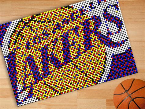 Los Angeles La Lakers Push Pin Art Diy How To Make A Pushpin Etsy