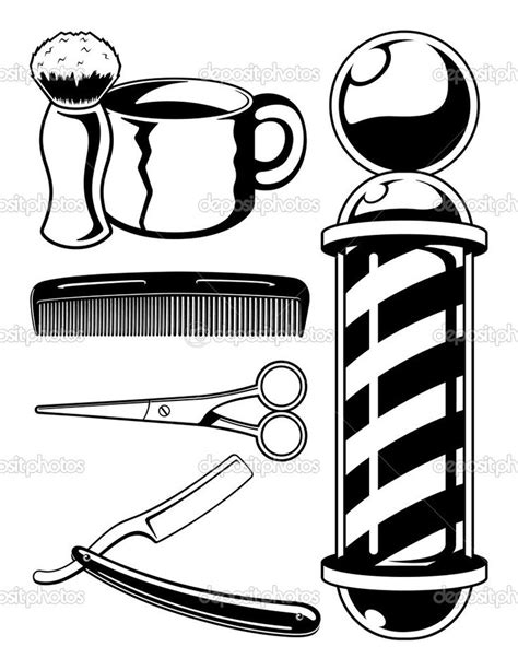 barber pole Colouring Pages | Barber shop, Barber shop pole, Barber logo