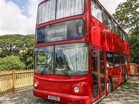 The five new buses will enter service on route 98, chosen due to its reputation as a pollution enough to drive and it was a single decker,at 190 miles per charge that is a 4 hr ride.i'll take it!! Harry Potter-style double-decker hotel bus that sleeps up ...