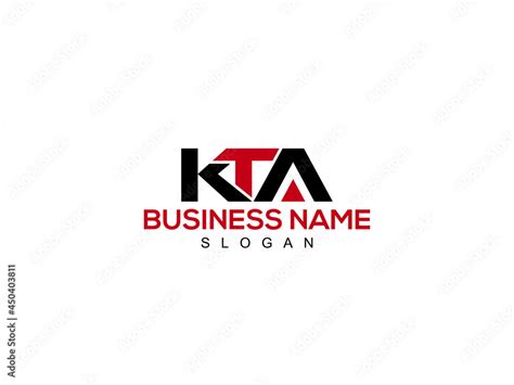 Alphabet Kta Logo Letter Vector For Business Stock Vector Adobe Stock