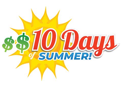 10 Days Of Summer Cash And Camping Super Lottery