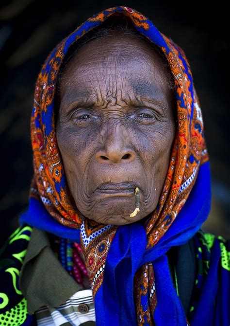Borana Tribe Woman With A Toothbrush Yabelo Ethiopia Tribes Women