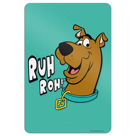 Scooby Doo Ruh Roh Home Business Office Sign