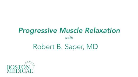 Integrative Medicine Progressive Muscle Relaxation Audio Guide Youtube