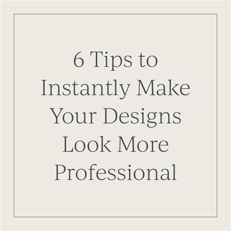 6 Things That Will Instantly And Easily Improve Your Designs — Gillian