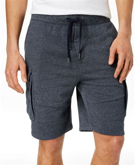 American Rag Shorts Mens Marled Knit Drawstring Cargo Shorts 2xl
