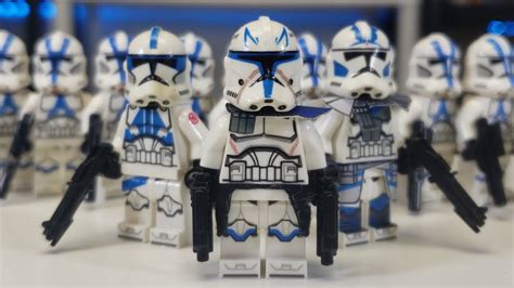 Lego Star Wars Decaled 501st Minifigures