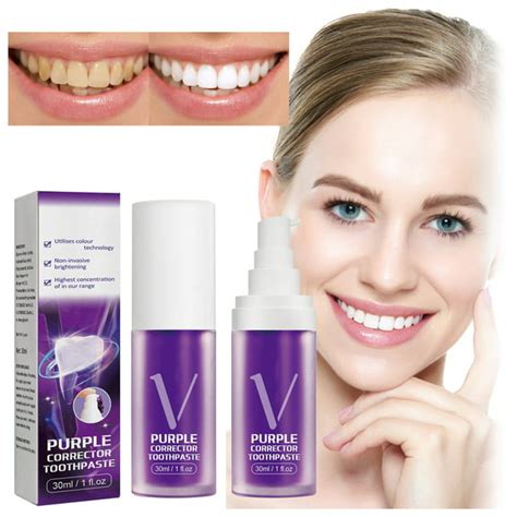 Purple Toothpaste Cleans Tooth Stains And To Bad Breath Fresh Breath