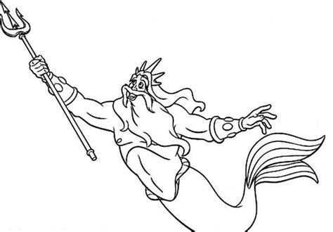18 printable the little mermaid coloring pages. King Triton Coloring Pages at GetColorings.com | Free ...