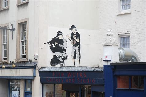Banksy Bristol Another One Now Painted Over Street Art Graffiti