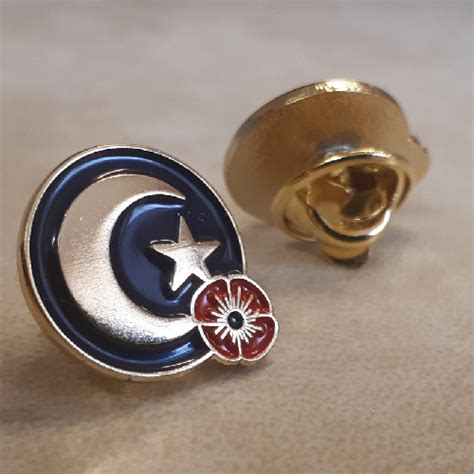 Islamic Muslim Poppy Lapel Pin Badge Dragonfly