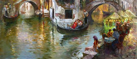 Romance In Venice 2 Painting By Ylli Haruni Fine Art America