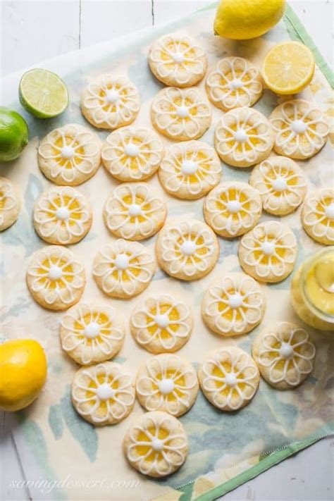 Lemon Lime Shortbread Thumbprint Cookies Saving Room For Dessert
