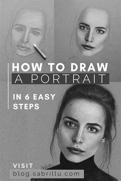 Learn How To Draw A Portrait Portraiture Drawing Portrait Drawing Tips Portrait Drawing