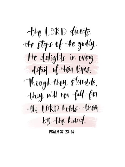 Psalm 37 23 24 Psalms Psalm 37 Scripture