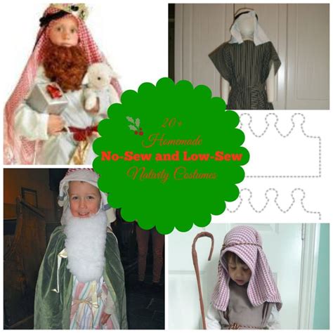 20 Homemade No Sew And Nearly No Sew Nativity Costumes Nativity Costumes Nativity Christmas