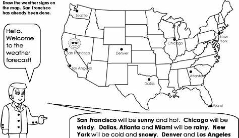 reading weather maps worksheets