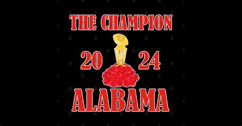 Alabama Rosebowl 2024 Alabama Football Sticker Teepublic