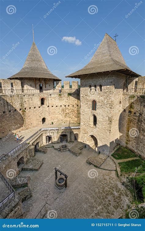 Inner Space Of Medieval Fortress In Soroca Republic Of Moldova