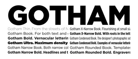 Gotham Font