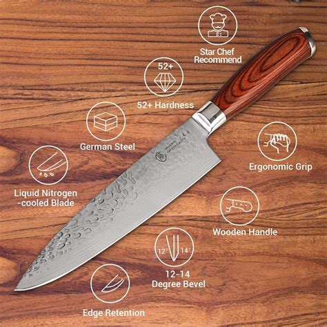 Personalized Chefs Knife Set Chef Knives Professional Kitchen Etsy In