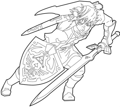 Get This Guardian Zelda Coloring Pages Link agl4