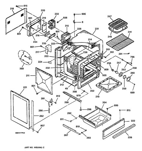 Ge Oven Parts Diagram