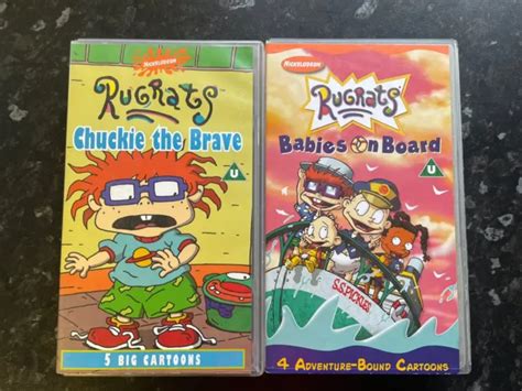 Nickelodeon Rugrats X Vhs Babies On Board Chuckle The Brave