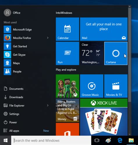 Microsoft Tweaks The Windows 10 Start Menu Again Movie Tv Tech Geeks