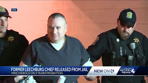 former police chief mike diebold released from jail youtube