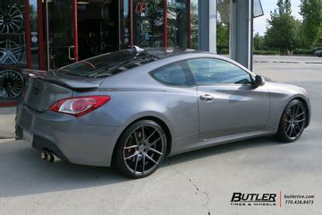 Hyundai Genesis Coupe With In Niche Targa Wheels Exclusively From