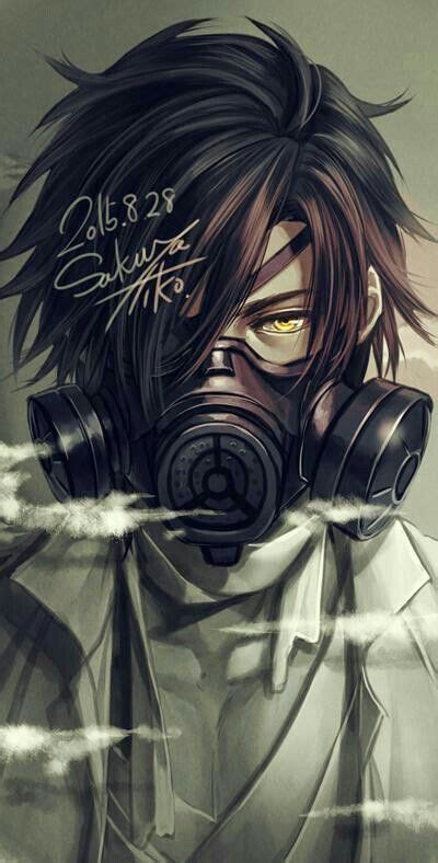 59 Best Anime Gas Mask Images On Pinterest Gas Masks