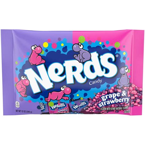 Nerds Grape And Strawberry Candy Laydown Bag 12 Oz