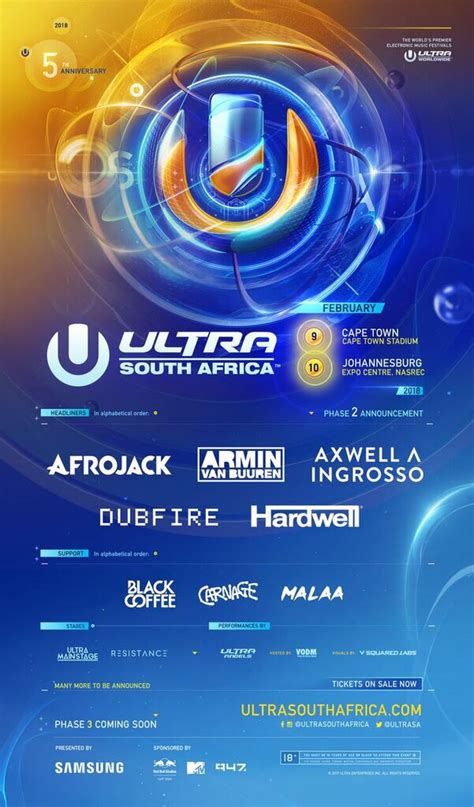 Ultra South Africa Releases Phase Two Lineup Ahead Of 5th Anniversary