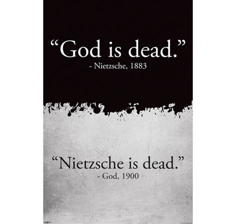 Darstellung des textes in kleinen gruppen. God is Dead (Gott ist tot) Nietzsche is Dead Poster - Poster Großformat jetzt im Shop bestellen ...