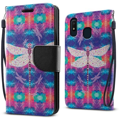 Fincibo Kickstand Card Holder Magnetic Flap Wallet Pouch Cover Case