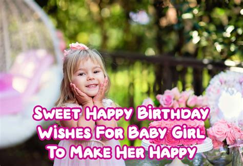 99 Sweet Happy Birthday Baby Girl Wishes Mylovelytextcom